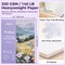 Ohuhu Cotton-Top Watercolor Paper Pad: 9"x12" Cold Press/Hot Press Paper - 140 lb/300 GSM Heavyweight White Paper - Water Color Paper for Watercolor Gouache Ink Acrylic Professional Artist